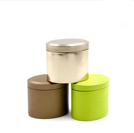 Chine Bijoux Emballage Airtight Oval vides décoratif Tin Containers thé Cans Cadeaux d&amp;#39;étain fournisseur
