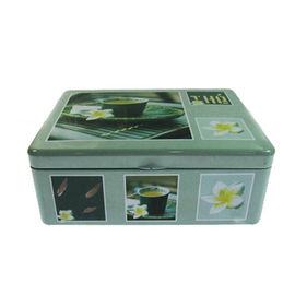 Chine Étain carré de thé de boîte en métal de paquet de fer-blanc de bidons de thé de cru de bidons de stockage de thé de boîte de bidon de thé fournisseur