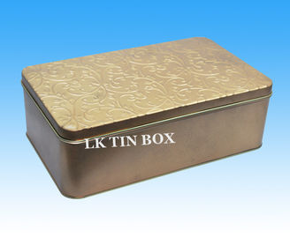 Chine Emballage rectangulaire de boîte de bidon petit en métal vide pour des jouets, boîte de rectangle en métal fournisseur