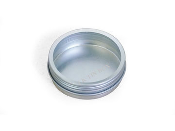 Chine Boîte ronde de bidon de petits récipients argentés simples en métal avec le couvercle D 70 x 23mm de vis fournisseur