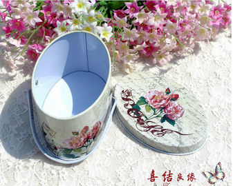 Chine boîte ovale de bidon de café de 115 * de 55 * 120mm Nestle avec l'impression/graver fournisseur
