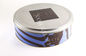 Boîte ronde de bidon de chocolat de biscuit de biscuit avec l'impression faite sur commande fournisseur