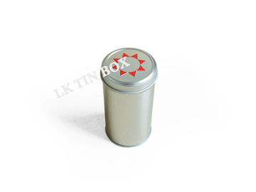 Chine Boîte lâche verte hermétique de bidon de thé petit en métal rond avec le couvercle intérieur de bouton en aluminium fournisseur