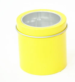 Chine Emballage rond de boîte de bidon petit en métal pour le stockage d'épice de thé de café avec le couvercle de plastique d'Airtighted fournisseur