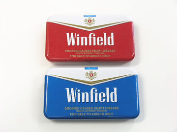 Chine Porte-cigarettes de porte-cigarettes en métal de boîte en fer blanc de cigarette de qualité de Winfield avec l'allumeur fournisseur