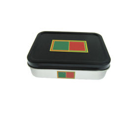 Chine Forme rectangulaire adaptée aux besoins du client de boîte de bidon en métal de mode d'impression pour l'emballage CD de DVD fournisseur