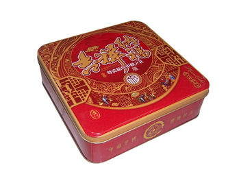Chine Emballage adapté aux besoins du client de biscuit de place de boîte de bidon en métal de mode d'impression fournisseur