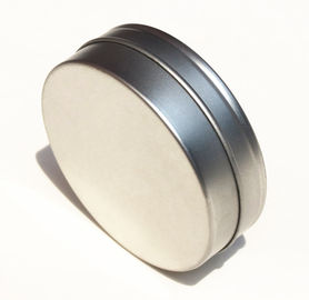 Chine boîte ronde de bidon de pot de bougie en métal rond de fantaisie de boîte en fer blanc de promotion avec la fenêtre claire fournisseur
