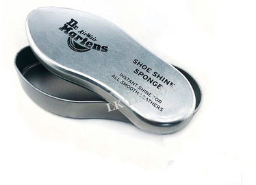 Chine Boîte impaire de bidon en métal de martre de Doc. avec des bidons de stockage en métal de cirage à chaussures d'éponge fournisseur