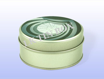 Chine Boîte en fer blanc imprimée de cadeau pour le stockage de poudre à laver de savon de montre, boîtes en fer blanc rondes de fenêtre fournisseur