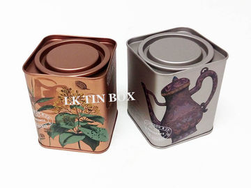Boîte personnalisée de bidon de place de thé de Langdon pour l'humidité de stockage en métal de tisane résistante fournisseur