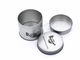 Épicez les récipients ronds de boîte de bidon en métal de sel CMYK/PMS avec la fenêtre de picoseconde fournisseur