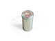 Boîte lâche verte hermétique de bidon de thé petit en métal rond avec le couvercle intérieur de bouton en aluminium fournisseur