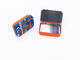 Boîte rectangulaire de bidon en métal avec des chèques-cadeau de charnière de fenêtre empaquetant de petits bidons en métal fournisseur