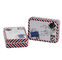 Boîte de expédition de bidon de cadeau de Chrsitmas de petit rectangle avec la copie adaptée aux besoins du client de logo fournisseur