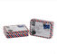 Boîte de expédition de bidon de cadeau de Chrsitmas de petit rectangle avec la copie adaptée aux besoins du client de logo fournisseur