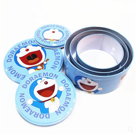 Boîtes en fer blanc rondes vacances personnalisables de Disney de grandes pour Noël et Pâques fournisseur
