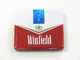Porte-cigarettes de porte-cigarettes en métal de boîte en fer blanc de cigarette de qualité de Winfield avec l'allumeur fournisseur