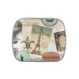 La petite boîte de bidon de sucrerie d'ellipse avec de doubles côtés impriment pour l'emballage de cadeau fournisseur