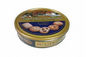 Boîte ronde de bidon en métal de biscuit de biscuit en métal pour l'emballage de nourriture et de cadeau fournisseur
