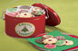 Boîtes rondes de bidon de catégorie comestible pour des biscuits pour l'emballage de nourriture et de cadeau fournisseur