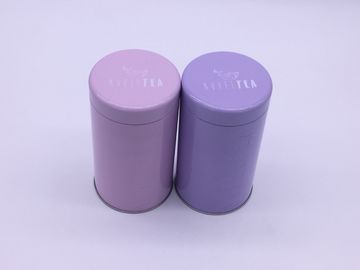 Boîte ronde de bidon en métal de promotion avec le couvercle hermétique pour le paquet de thé/café fournisseur