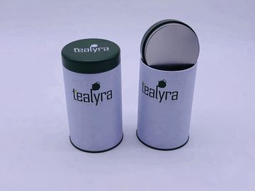Boîte ronde de bidon en métal de promotion avec le couvercle hermétique pour le paquet de thé/café fournisseur