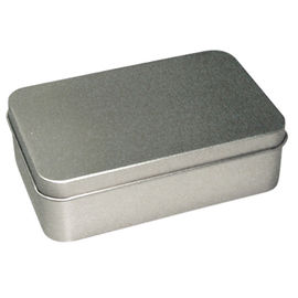 Boîte rectangulaire hermétique de bidon de catégorie comestible pour la sucrerie/biscuit/menthe fournisseur