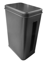 200g a imprimé la boîte rectangulaire de bidon avec la fenêtre de PVC, café rouge/boîte de rangement de thé fournisseur