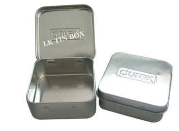 Le petit métal carré de relief étame l'impression de Boxe pour le sexe sûr de préservatif de Durex fournisseur